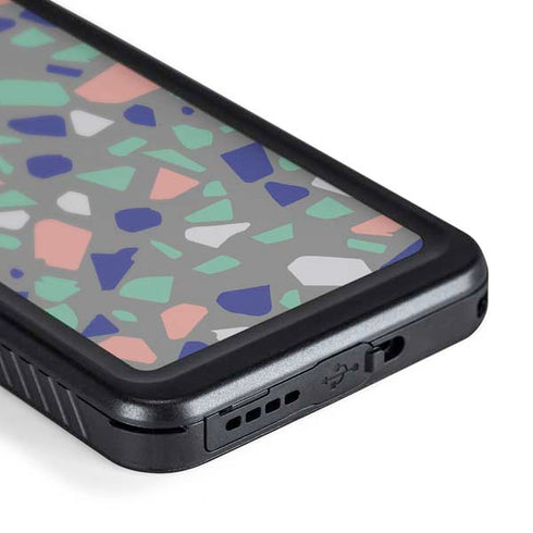 Cement Terrazzo Galaxy S24 Plus Waterproof Case